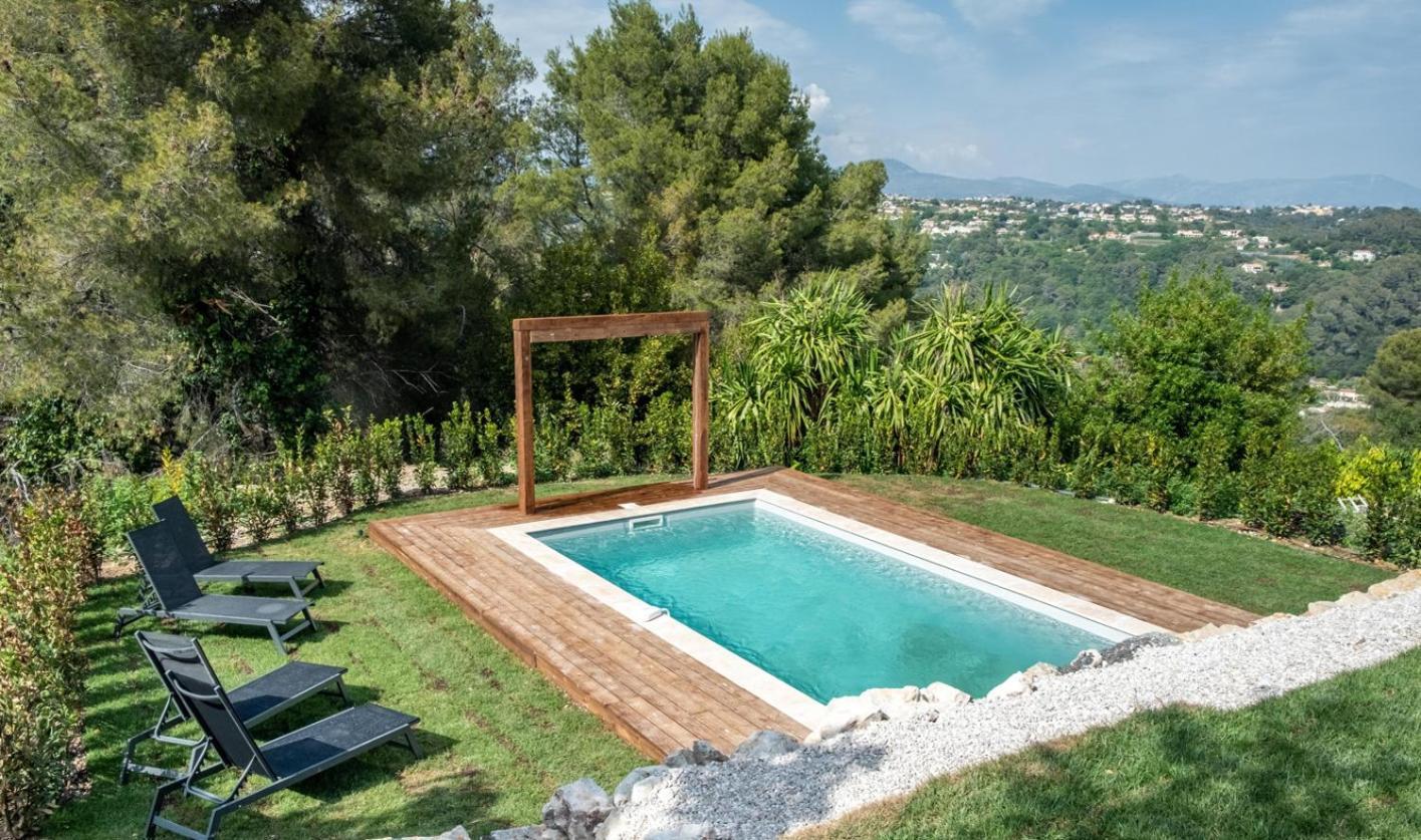 Saint Paul De Vence A La Vue Imprenable Βίλα Εξωτερικό φωτογραφία